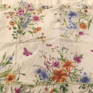 Tommy Hilfiger, white floral, king-size shams
